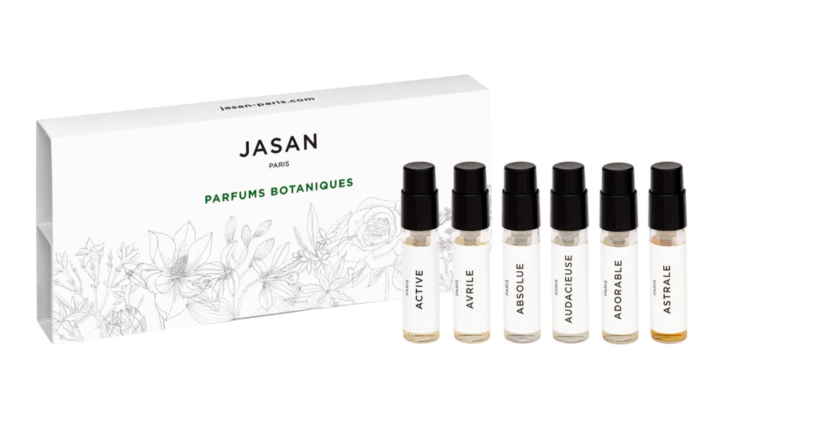 Coffret découverte des fragrances Jasan - Parfums botaniques