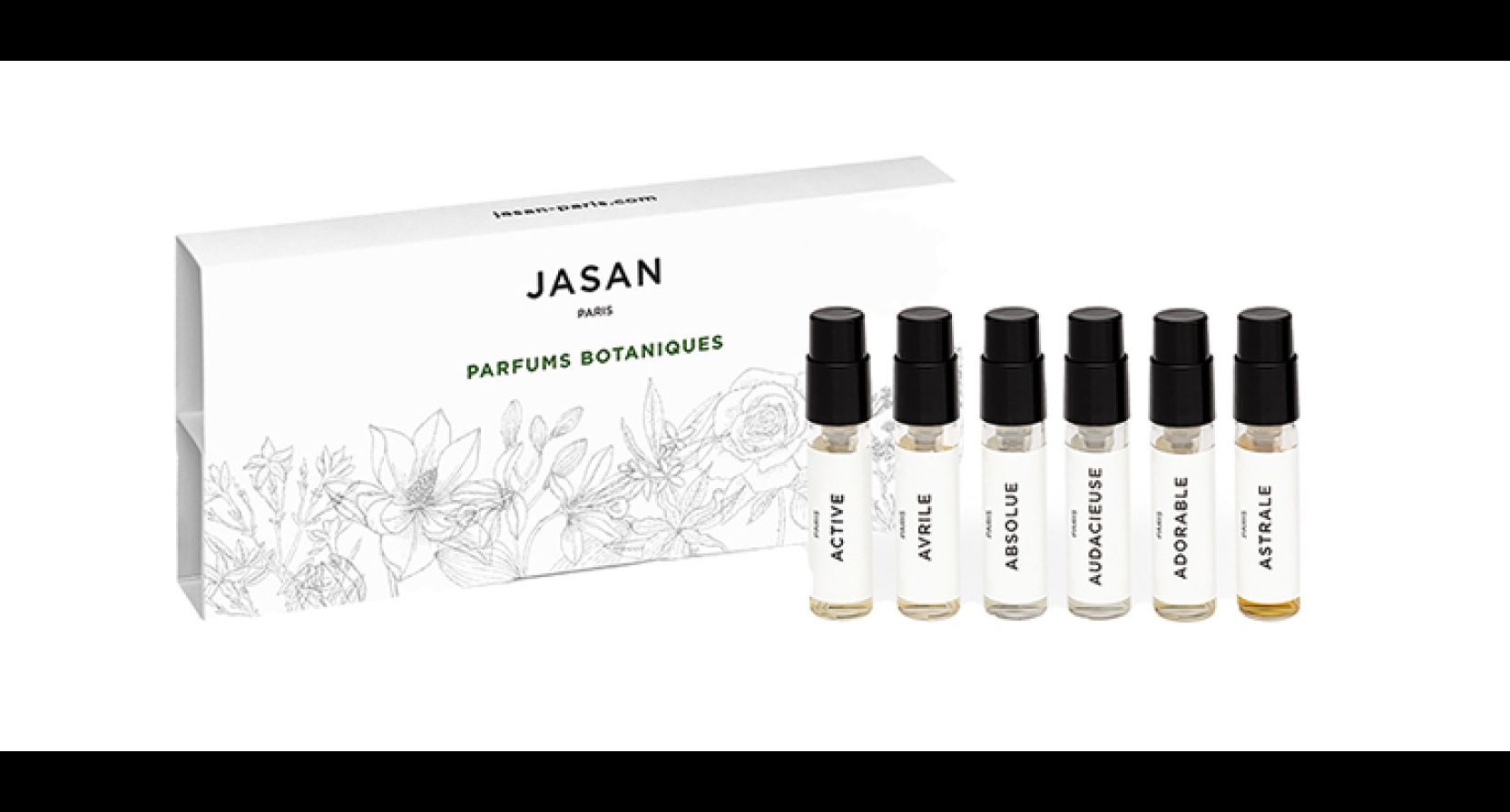 Discovery Set of the botanical perfumes of JASAN